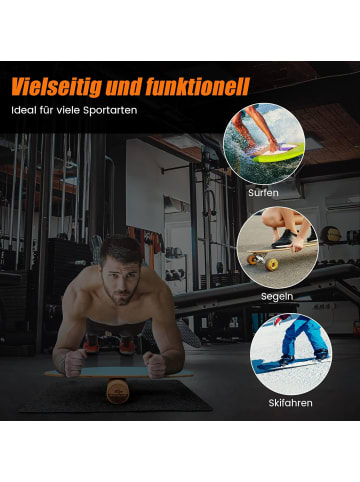 COSTWAY Balance Board für zuhause in Türkis