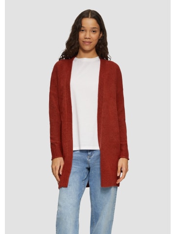 QS Strickjacke langarm in Rot