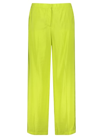 SAMOON Hose Freizeit lang in Lemon Green