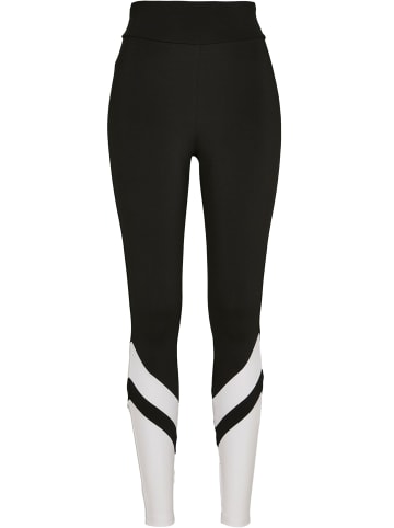 Urban Classics Leggings in black/white