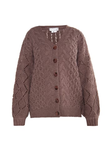Usha Damen Strickcardigan in Braun