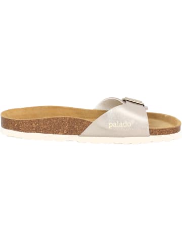 palado Pantoletten in beige metallic