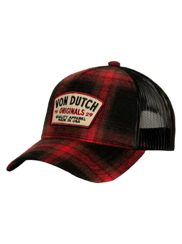 Von Dutch Baseball Cap Flanell in Rot
