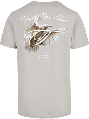 Mister Tee T-Shirt "Fearless Crow Tee" in Grau