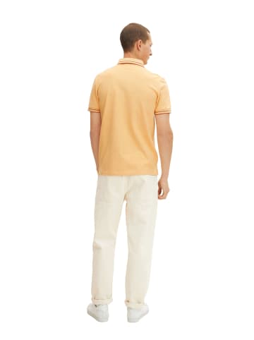 Tom Tailor Poloshirt in warm yellow two tone