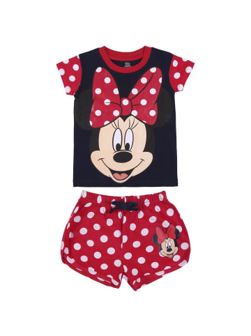 Disney Minnie Mouse Pyjama mit Minnie Mouse Design in rot