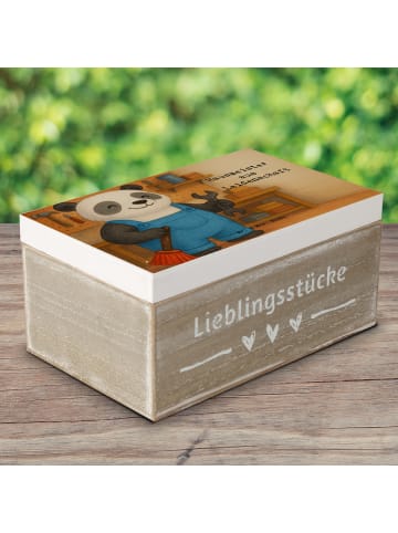 Mr. & Mrs. Panda Aufbewahrungsbox Hausmeister Leidenschaft Desig... in Weiß