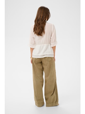 Cream Langarm-Bluse CRAlmira Feminine in Whisper White