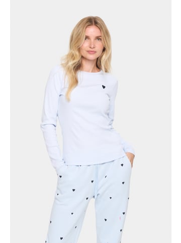 SAINT TROPEZ Langarm-Bluse ZisteSZ Fitted in Heather