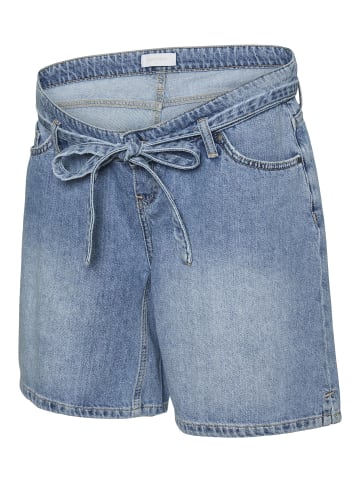 mama licious Jeans-Shorts in Light Blue Denim