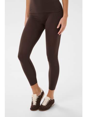 SAINT TROPEZ Leggings MinnaSZ Fitted in Chocolate Brown