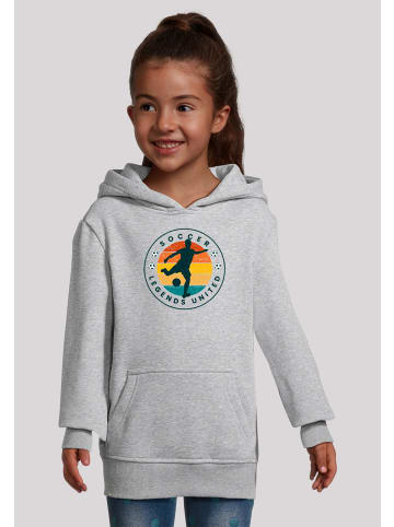 F4NT4STIC Hoodie Soccer Legends United in grau meliert