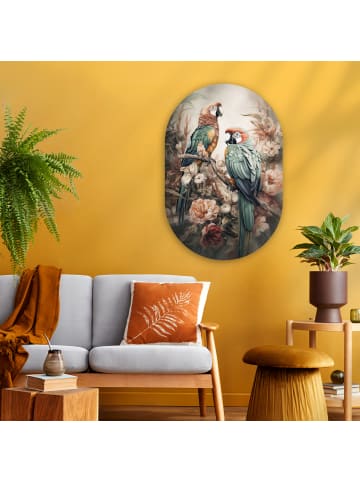 OnlyWow Ovales Wandbild Baltimorefarben