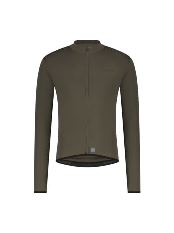 SHIMANO Thermal Long Sleeve Jersey VERTEX in Moosgrün