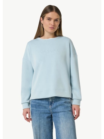 comma CI Sweatshirt langarm in Blau