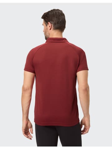 Joy Sportswear Poloshirt IVO in court red melange