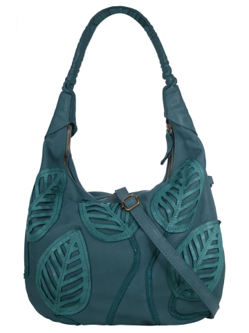 Samantha Look Shopper echt Leder in blau