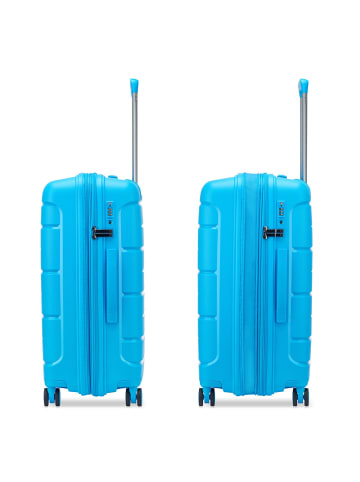 MODO by roncato Starlight 3.0 4 Rollen Kofferset 2-teilig mit Dehnfalte light blue