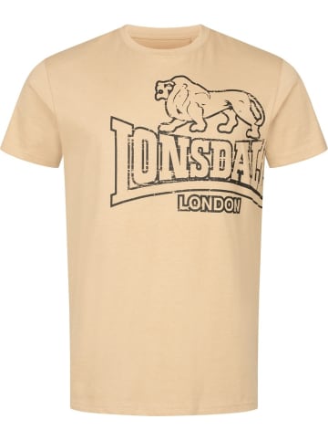 Lonsdale T-Shirt "Langsett" in Beige
