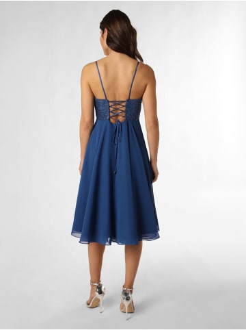 SWING Abendkleid in indigo - 0001