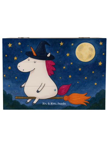 Mr. & Mrs. Panda fotobox Einhorn Hexe Design ohne Spruch in Weiß