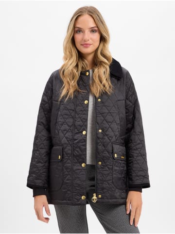 Barbour Steppjacke Beadnell in schwarz
