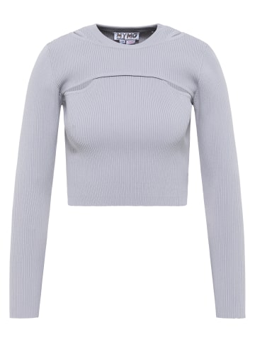 myMO ATHLSR Strickpullover in Grau