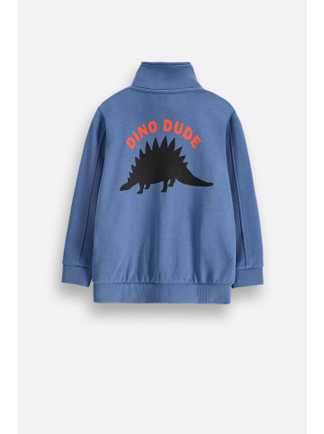 Reißverschlussjacke in blau