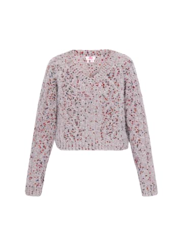 myMo Sweater in grey multicolor