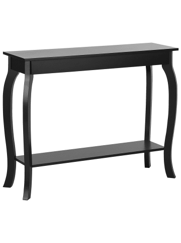 Beliani Konsolentisch HARTFORD in Schwarz - (W) 100 x (H) 80 x (L) 30 cm