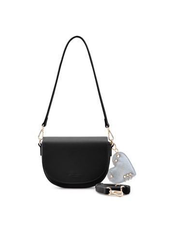 Seidenfelt Tahmela Schultertasche 18 cm black