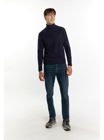 MO Herren Rollkragenpullover in Marine
