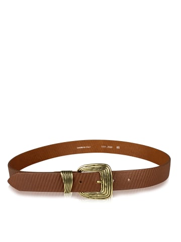 collezione alessandro Ledergürtel " Linda " in cognac