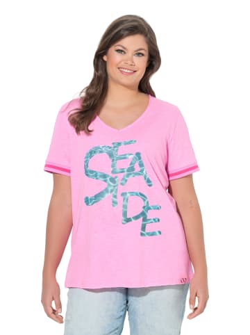 LAURASØN Shirt in neon rosa