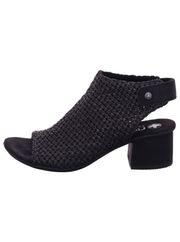 rieker Damensandalette elegant  bis 45 mm Absatz 6467000 646 in  Schwarz