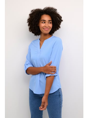 Kaffe Kurzarm-Bluse KAmia Regular fit in Vista Blue