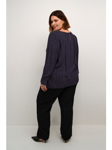 KAFFE curve Langarm-Bluse KClio in Dawn Purple