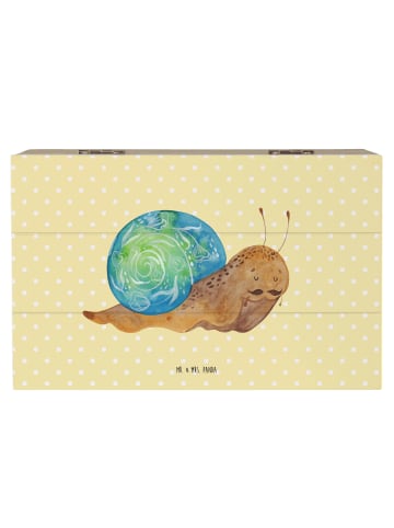 Mr. & Mrs. Panda Aufbewahrungsbox Schnecke Sir ohne Spruch in Gelb Pastell