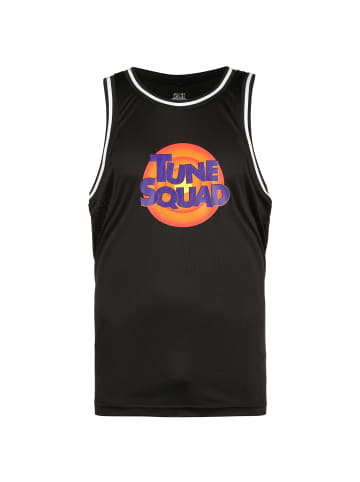 Mister Tee Tanktop Space Jam Tune Squad Logo Mesh in schwarz / orange