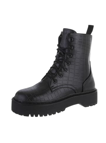 Ital-Design Stiefelette in Schwarz