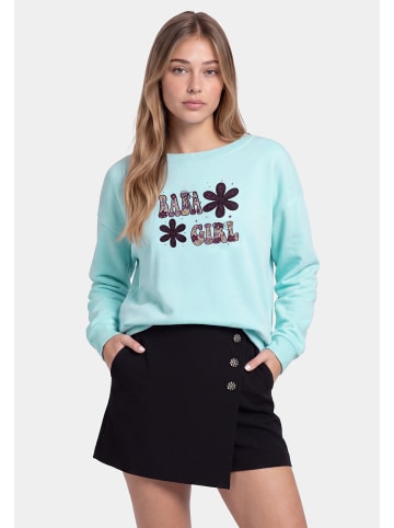 myMo Women Sweatshirt in Aqua