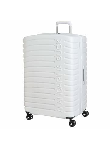 Mandarina Duck Flyduck - 4-Rollen-Trolley 75 cm erw. in blanc