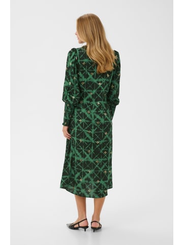 CULTURE Kleid CUbiam Relaxed fit in Green Batik