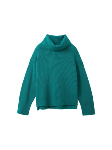 Tom Tailor Pullover in ever green melange