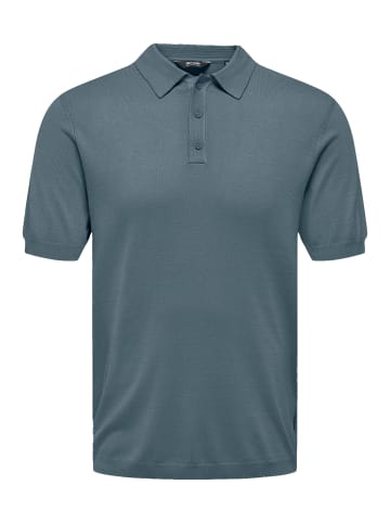 ONLY & SONS Poloshirt Wyler in Stormy Weather