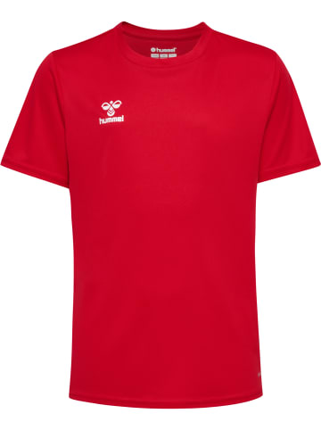 Hummel Hummel T-Shirt Hmlessential Multisport Unisex Kinder Atmungsaktiv Feuchtigkeitsabsorbierenden in TRUE RED