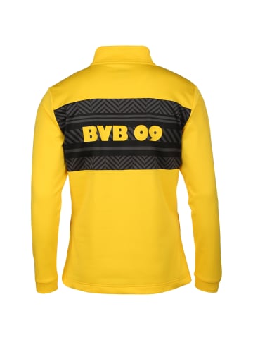 Puma Trainingspullover Borussia Dortmund Prematch 1/4 Zip in gelb / schwarz