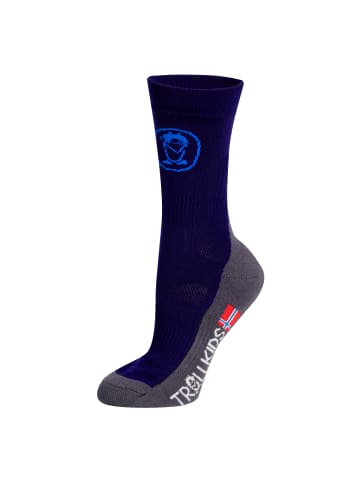 Trollkids Wandersocken Mid Cut II in navy