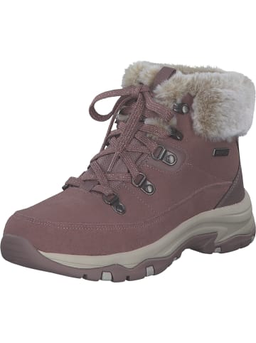 Skechers Stiefeletten in MAUVE SUEDE