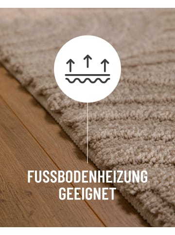 Wecon Home Badteppich Fiete in sand beige